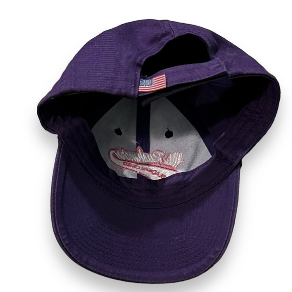 Vintage Mt Rushmore Hat Black Hills, SD Embroidery Purple Pink White USA Made - Picture 6 of 6